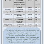 ΠΡΟΓΡΑΜΜΑ ΜΑΡΤΙΟΥ 2025